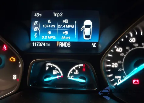 2017 Ford Escape Se из США, поврежденный, VIN 1FMCU9GD4HUD98893